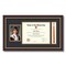 ArtToFrames 8.5x11 inch Diploma Frame with 4x6 Inch Image Opening and Tassel Opening - Framed with Black and Gold Mats, Comes with Regular Acrylic and Sawtooth Hanger for Wall Hanging (DIT-8.5x11)